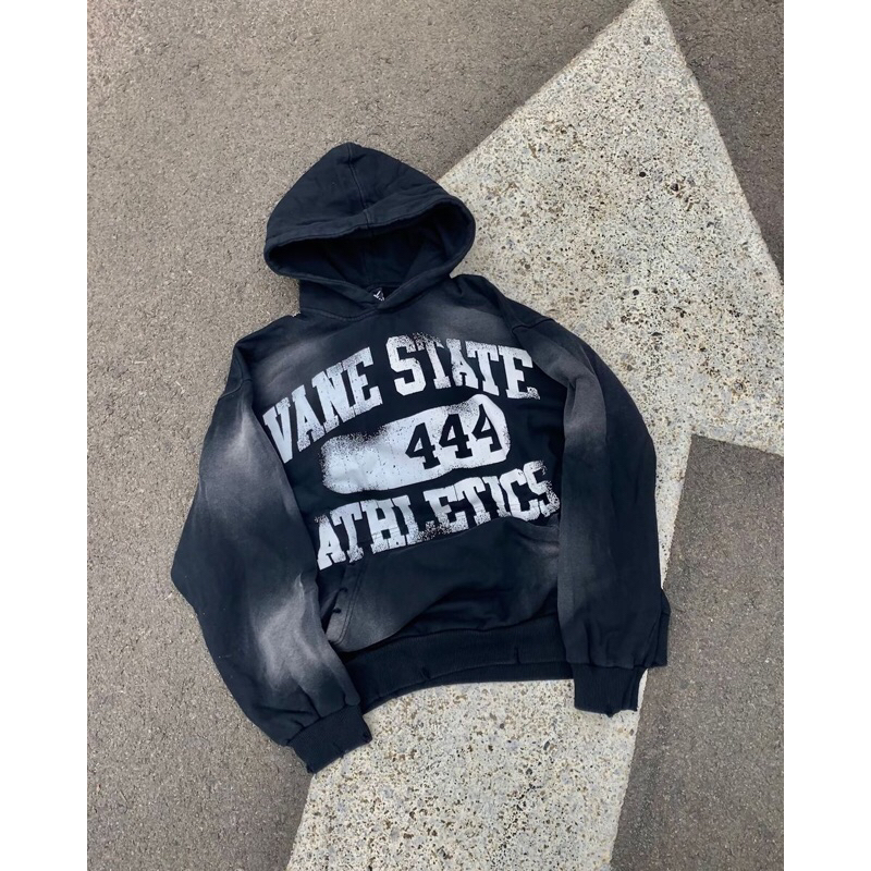 VANE ATHLETICS DISTRESSED HOODIE