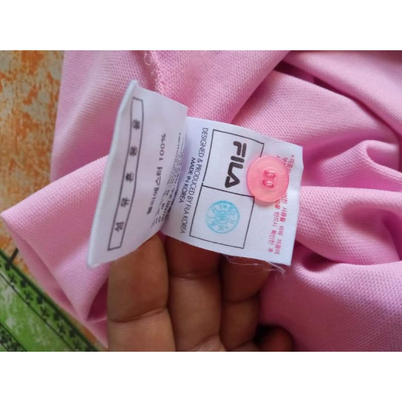 kaos polo FILA lengan panjang