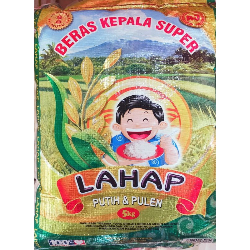 

BERAS KEPALA SUPER LAHAP 5KG, 10KG, 25KG (PUTIH & PULEN)