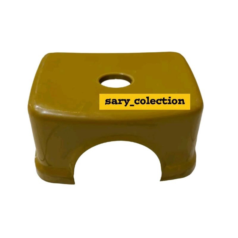 Kursi Jongkok Mawar Warna Gold / Dingklik Plastik / Bangku Plastik