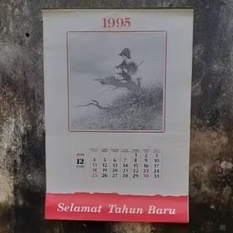 Kalender Jadul Tahun 1995