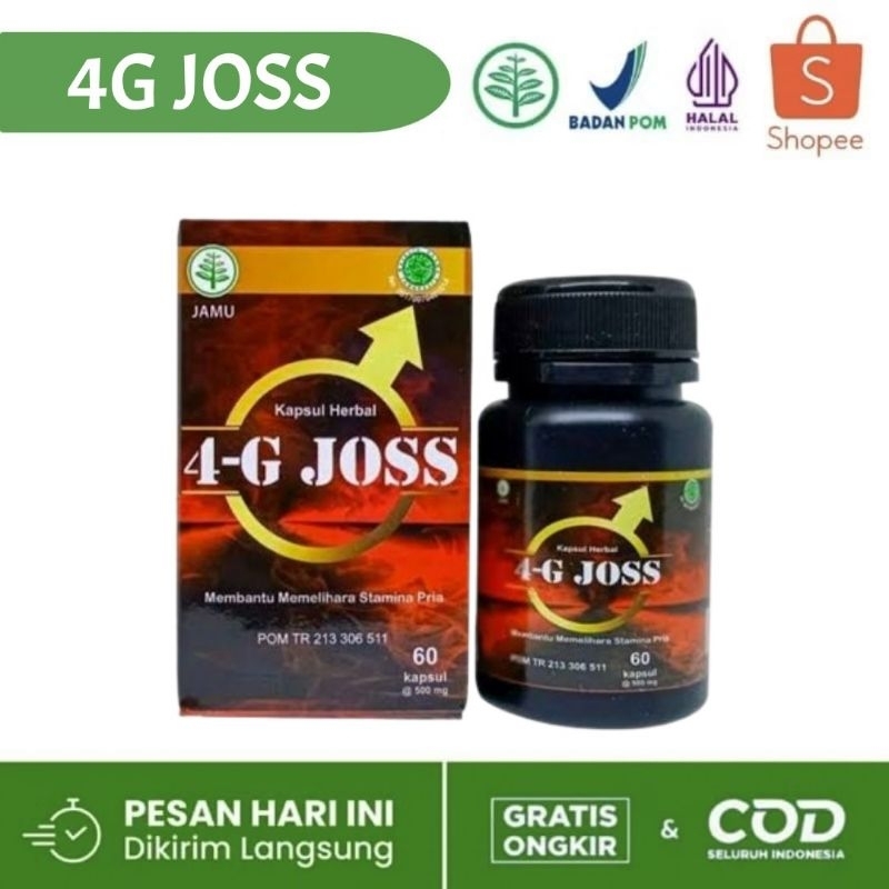 4G Joss Original Herbal BPOM - 4-G Joss 60 Kapsul