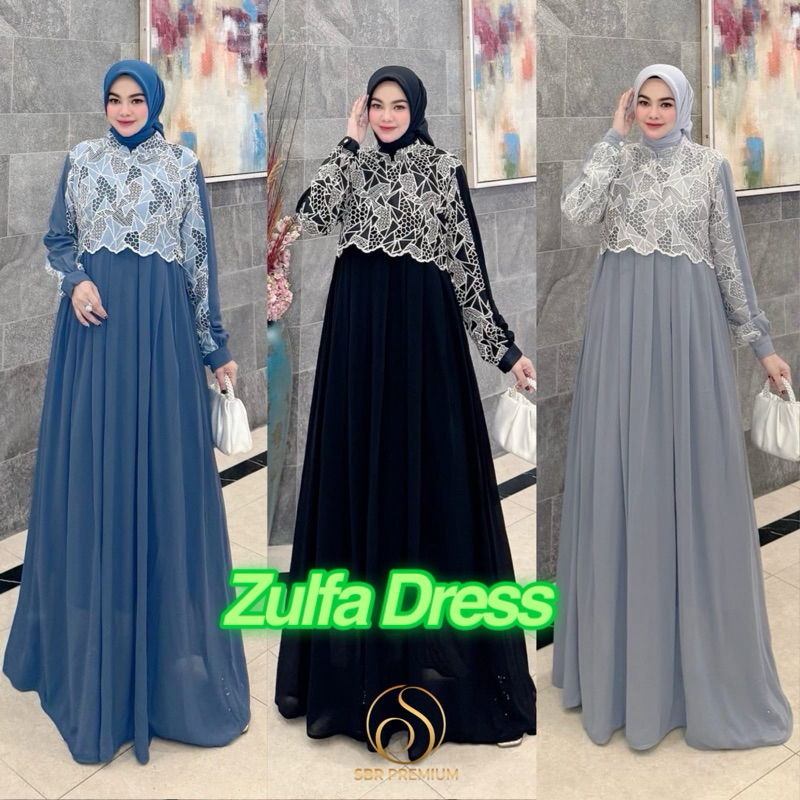 (ARIBA DRESS) (Zulfa Dress) (Masya Dress) Ready Gamis Original SBR PREMIUM Terbaik Terlaris