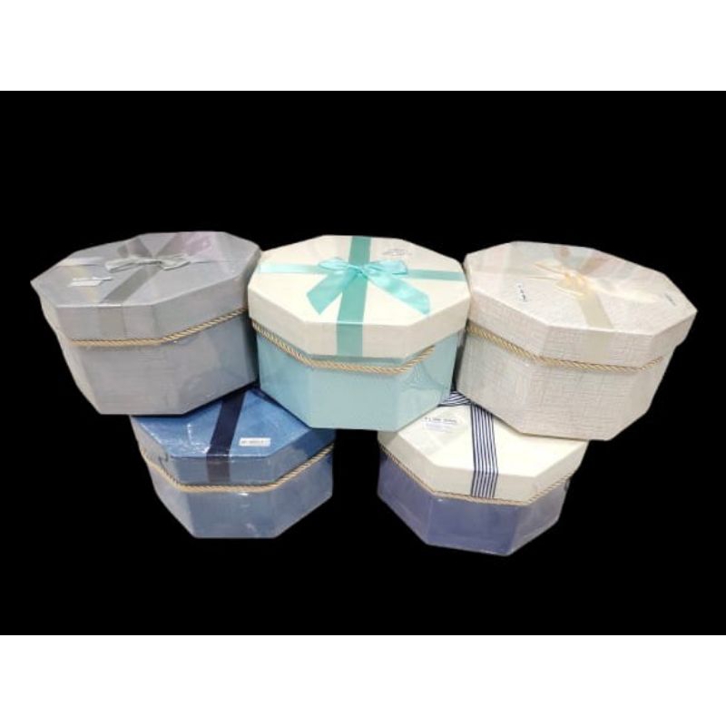 

Box Gift Octagon Fibre 3. Kecil