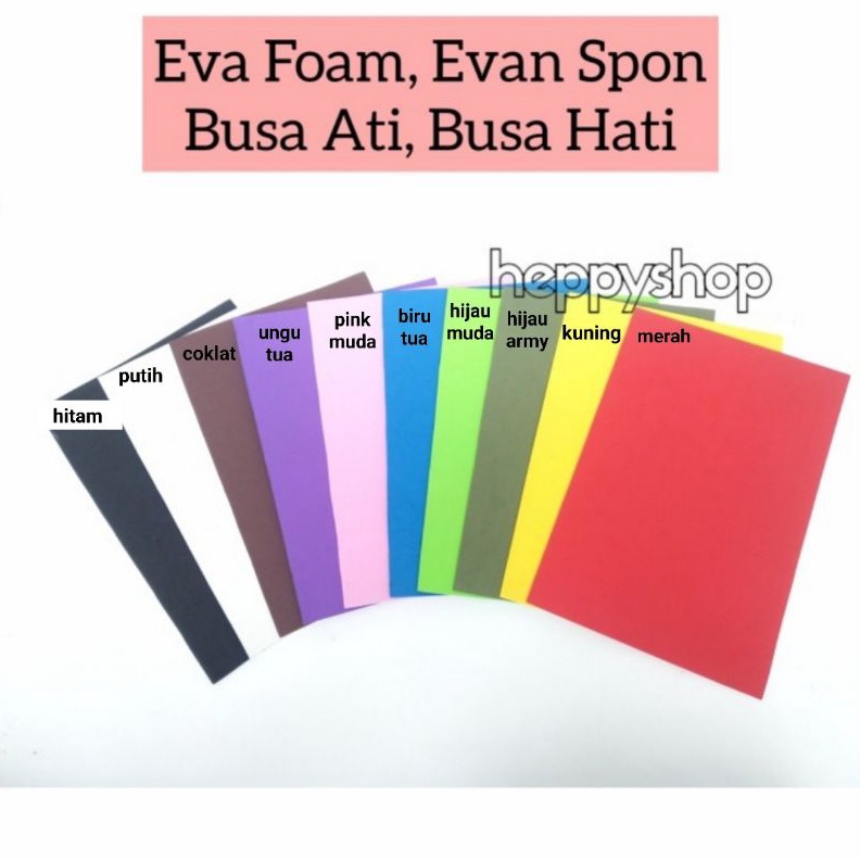 

Diskon 25 Tambahan Eva Foam Evan Spon Busa Ati Busa Hati