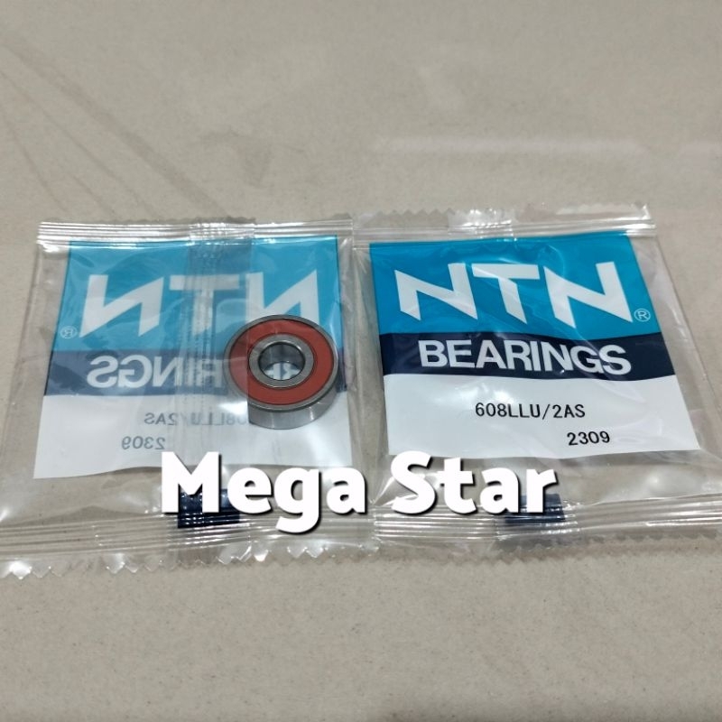 BEARING 608 2RS / 608 LLU NTN JAPAN asli