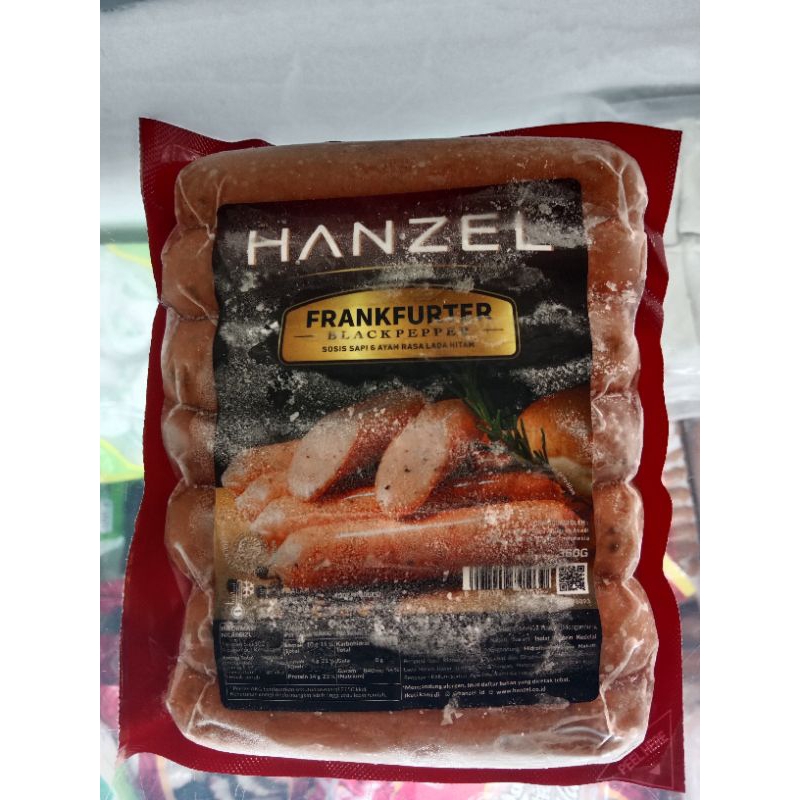 

Sosis Hanzel frankfurter blackpepper