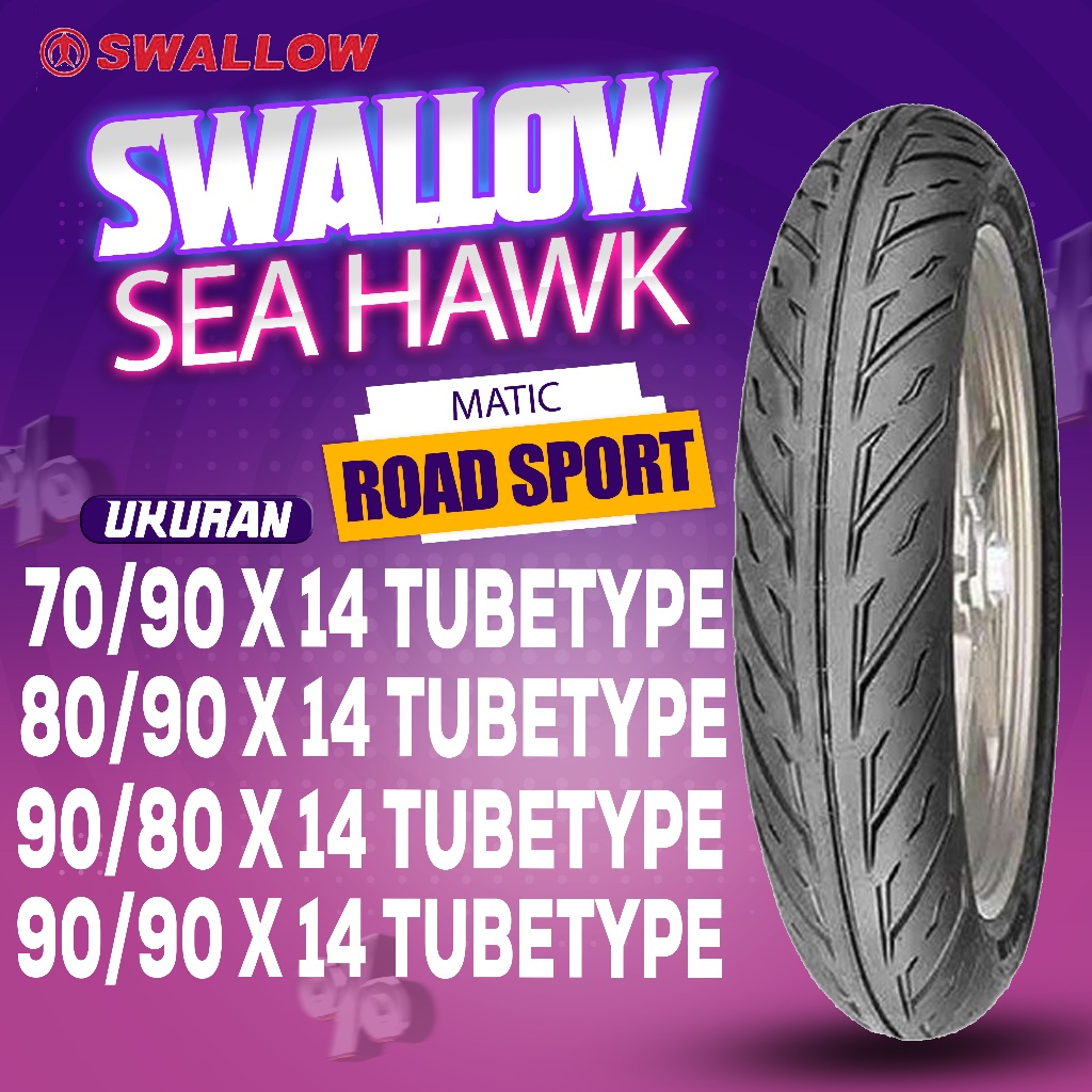 BAN LUAR SWALLOW SEA HAWK SB 115 RING 14 RING 17 TUBETYPE BAN DRAG CEPER CACING DRAX