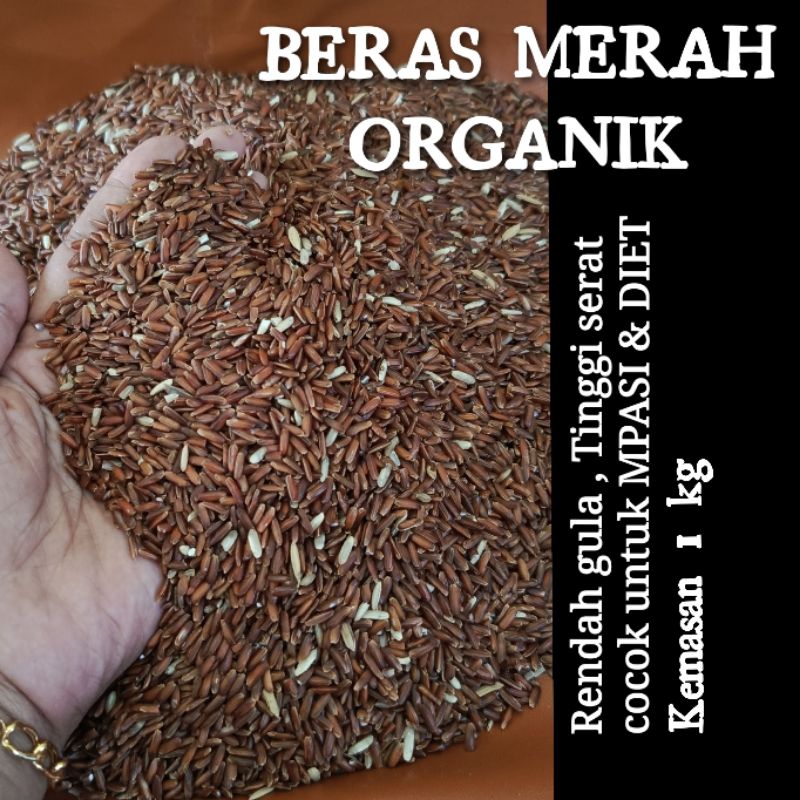

BERAS MERAH ORGANIK PECAH KULIT( cocok untuk diet ) 1 kg
