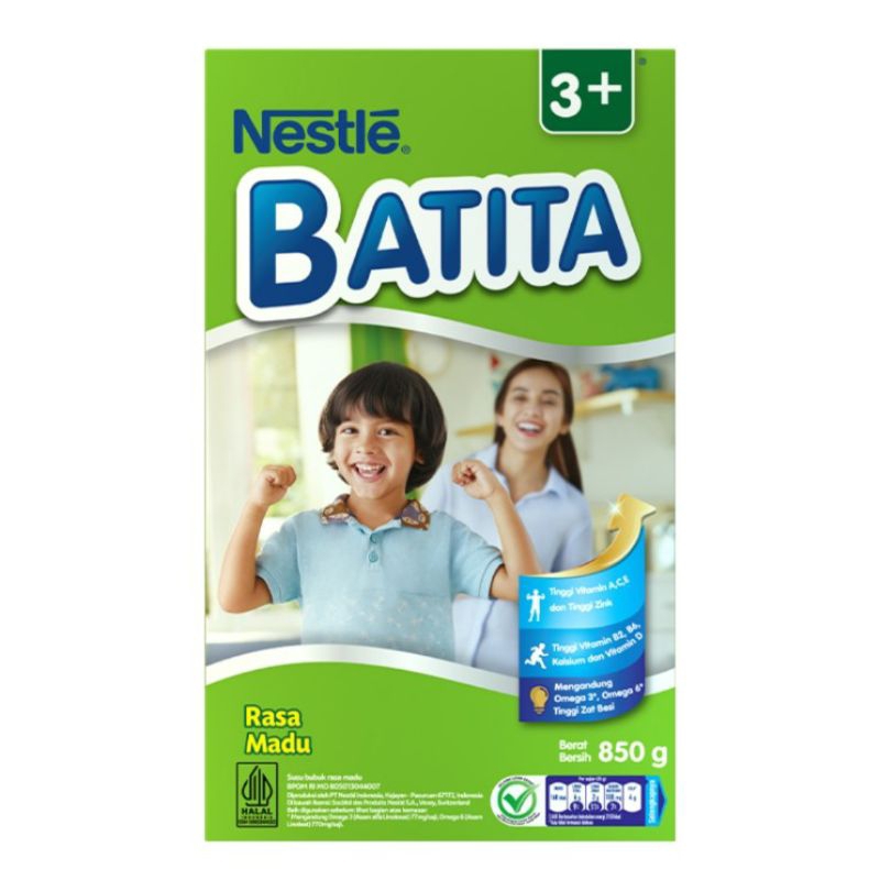 

Nestle Batita 3+ Susu Bubuk Pertumbuhan Anak Madu 850 g