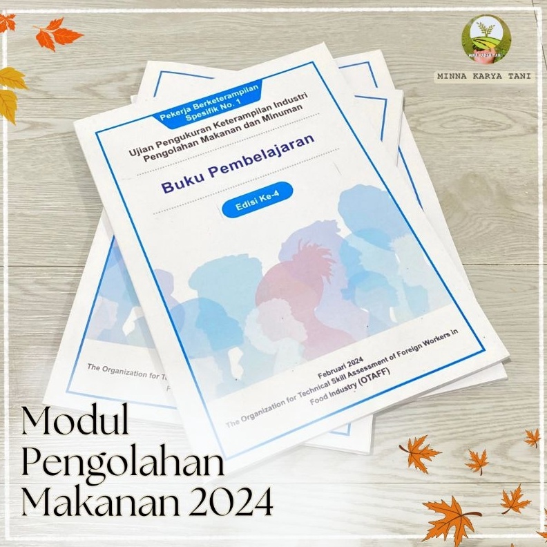 KODE I36I Buku SSW Pengolahan Makanan Jepang Tokutei Ginou Ujian SSW