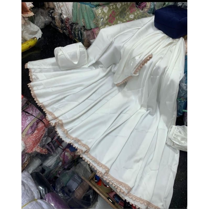 MUKENA ARMANI SILK POLOS(jumbo)