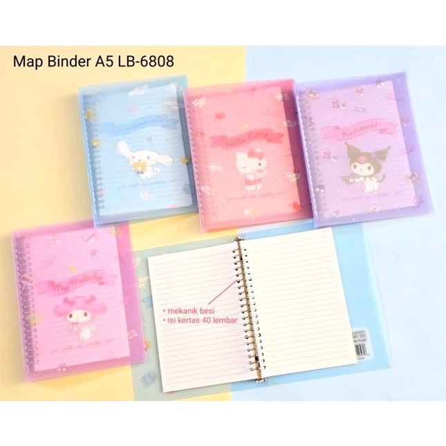 

Paket Spesial Map Binder Fancy Karakter Ukuran A5 SANRIO KUROMI