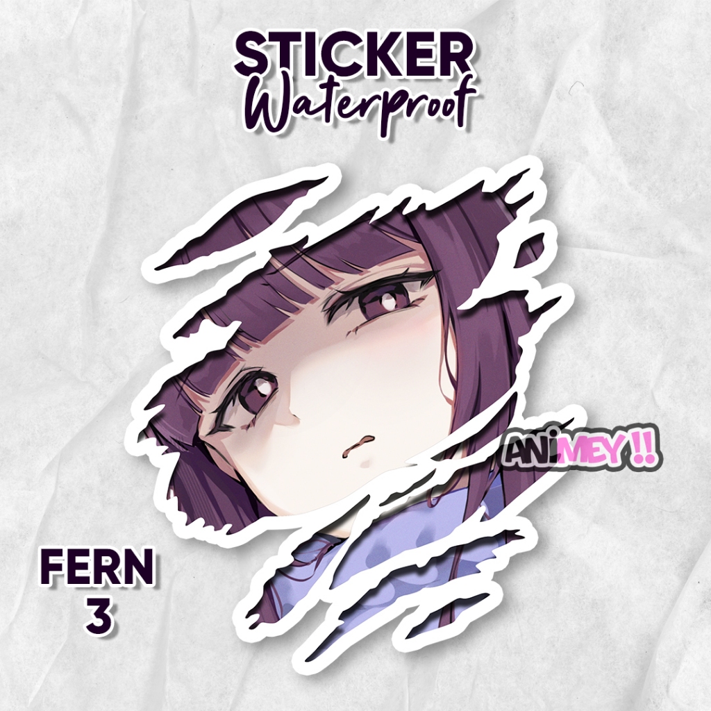 

Stiker Scratch Fern Frieren / Sticker Anime Waterproof