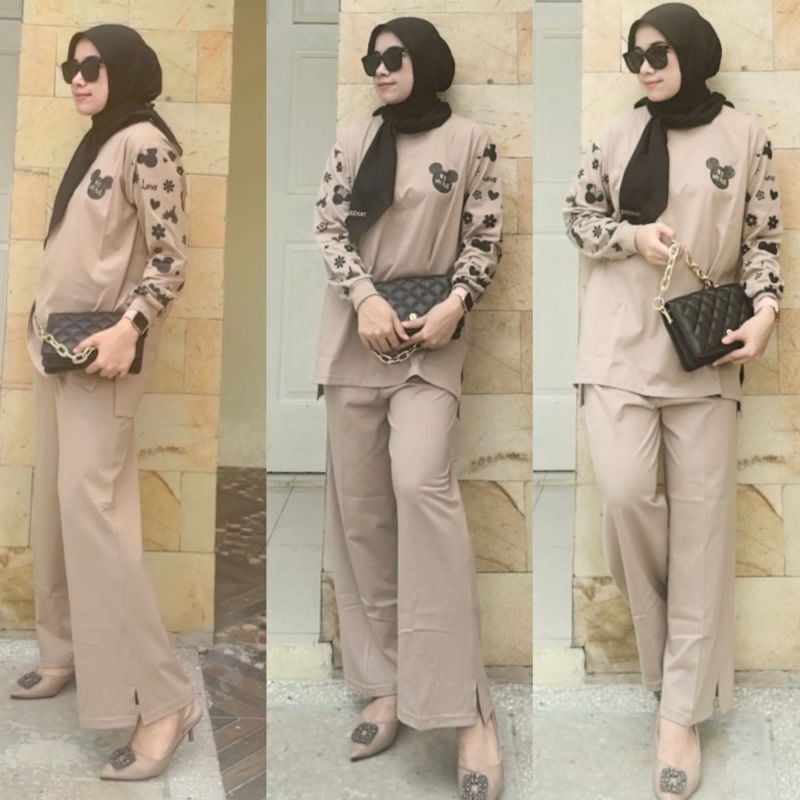 NEW Dimara kaos || || kaos oversize || tunik || Oneset combed || kaos Mickey || Mickey series || lon