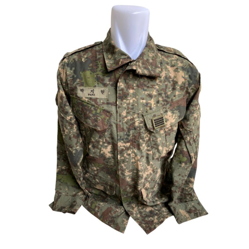 Coat Jaket 2 Lapis Anti Air Loreng Digital Roka Korea Army (3)