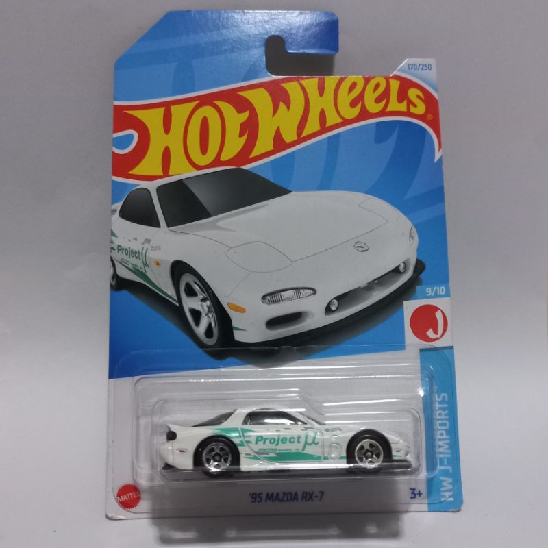 Hotwheels '95 Mazda RX-7 Project U Putih 2024