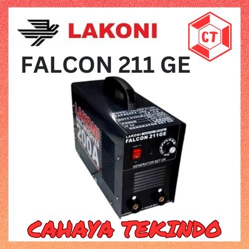 LAKONI FALCON 211GE / 211 GE MESIN LAS INVERTER MMA GE SYSTEM / TRAVO LAS LISTRIK WELDING 200 AMPERE