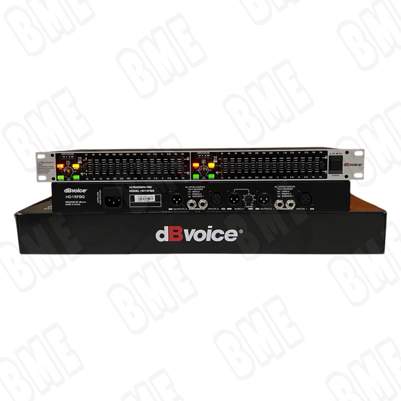 Equaliser DbVoice HD 15 FBQ Original Equalizer DB Voice Hd15Fbq With Output Sub Hd15-Fbq ( Bisa COD 