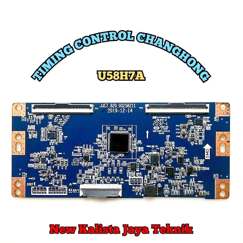 TCON TV CHANGHONG U58H7A ORIGINAL JUC7.820.00258211 TCON 58H7A TIKON TV 58H7 TICON U58H7 LOGIC TIMIN