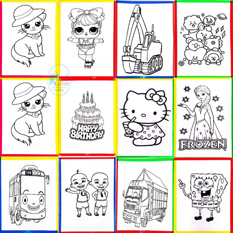 

DIY Lukisan Anak Gambar Sterofoam Anak 30x50 cm ( Harga 5 gambar)