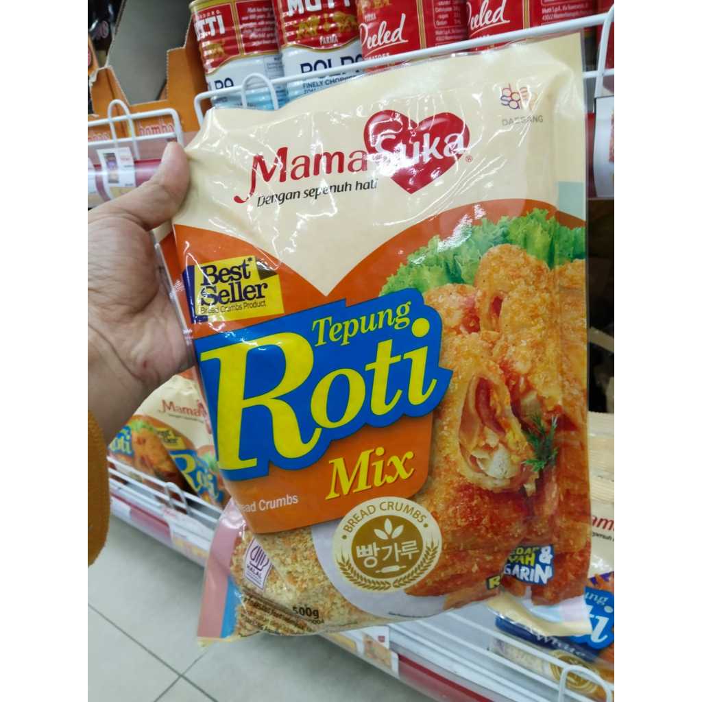 

Tepung Roti Mix 500g / Tepung Roti Mamasuka / Mamasuka Tepung Roti / Bread Crumbs