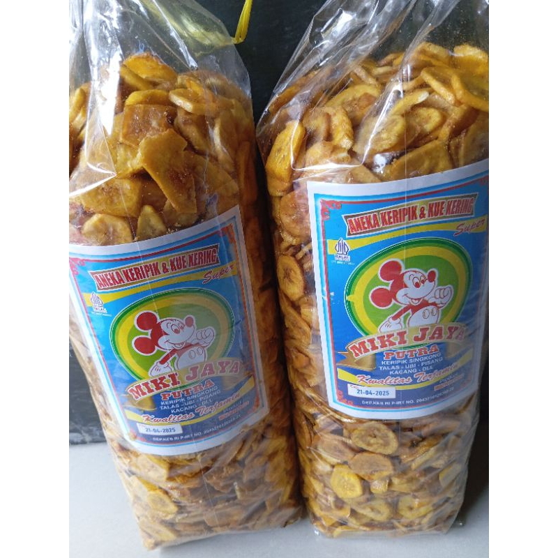 

Keripik Pisang Manis Cemilan Kiloan GrosirTtermurah 1Kg