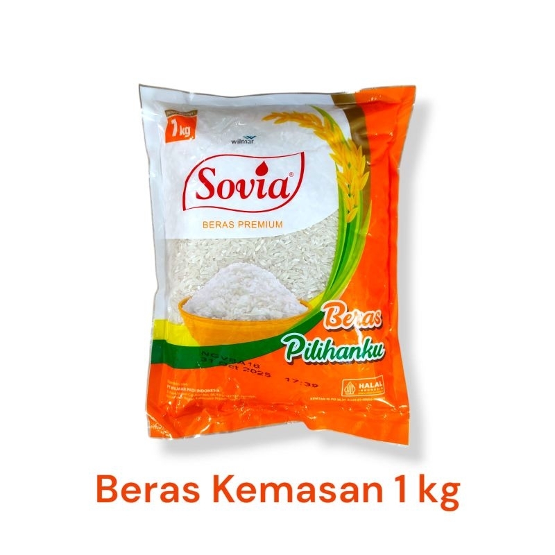 

Beras Sovia kemasan 1 kg