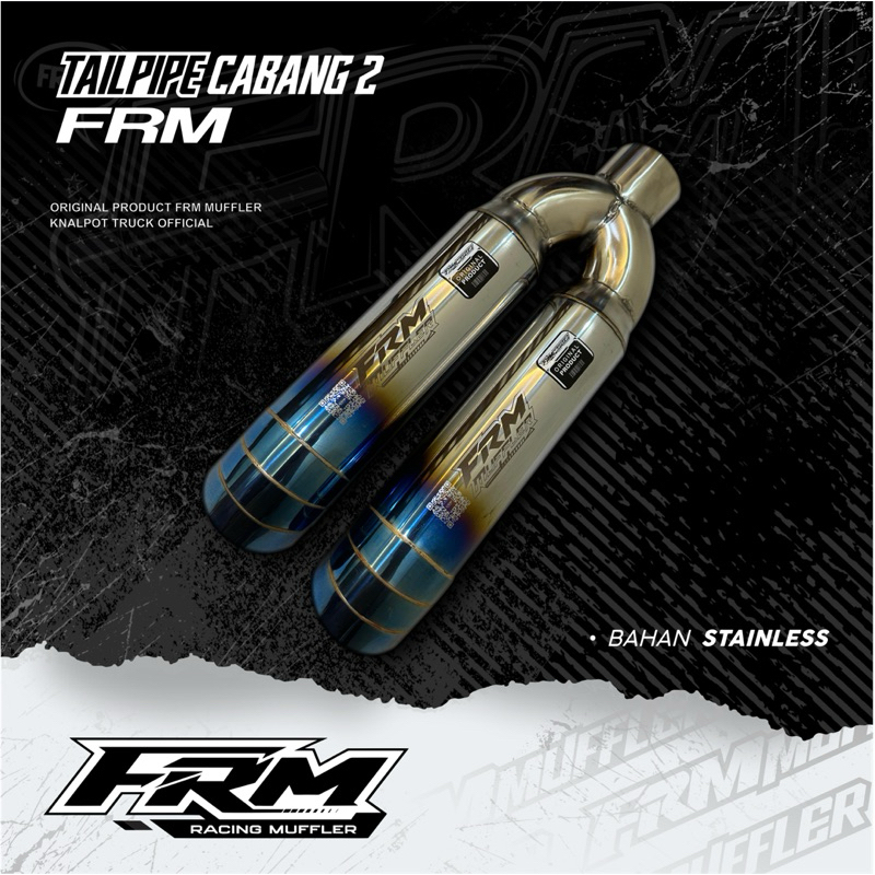 Knalpot cabang racing FRM MUFFLER