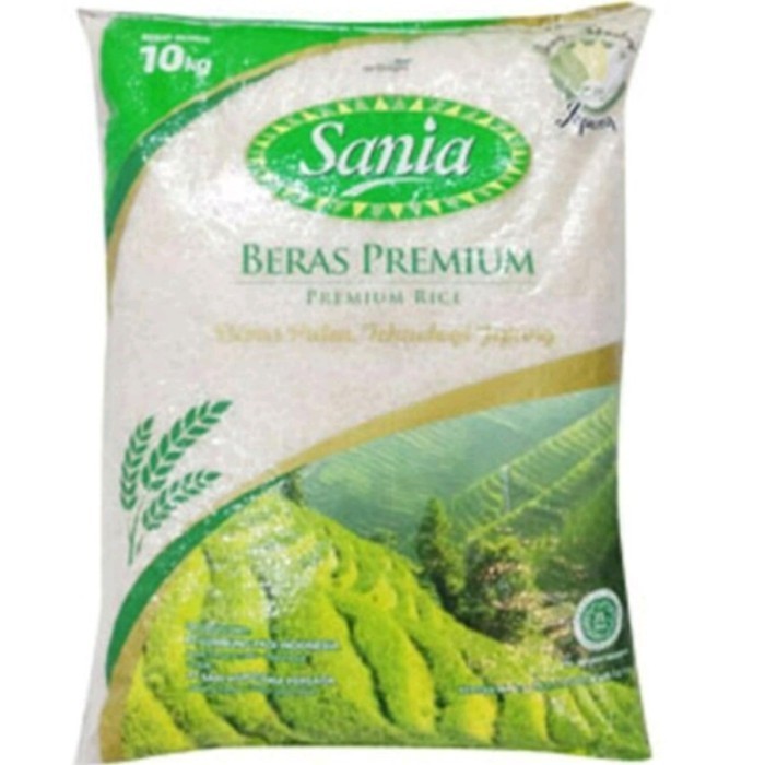 

SANIA BERAS PREMIUM 5KG 10KG GOJEK GRAB BERAS SANIA BERAS PUTIH PREMIUM TANPA PEMUTIH TANPA PENGAWET