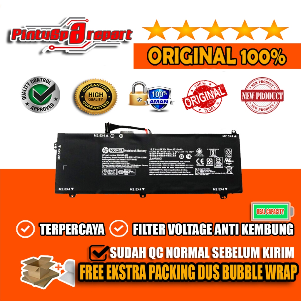 (Genuine ZO04XL/Z004XL) Baterai Battery Original Hp ZBook Studio G3 G4 HSTNN-CS8C HSTNN-LB6W 808396-