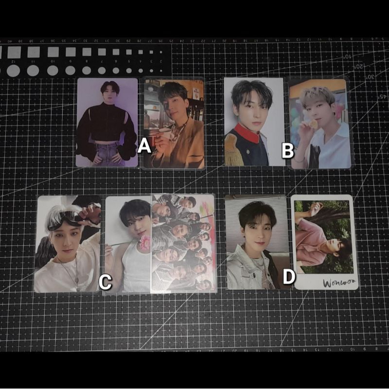 Photocard seventeen official Wonwoo tc follow croptop tray pangeran pioneer attacca op 2