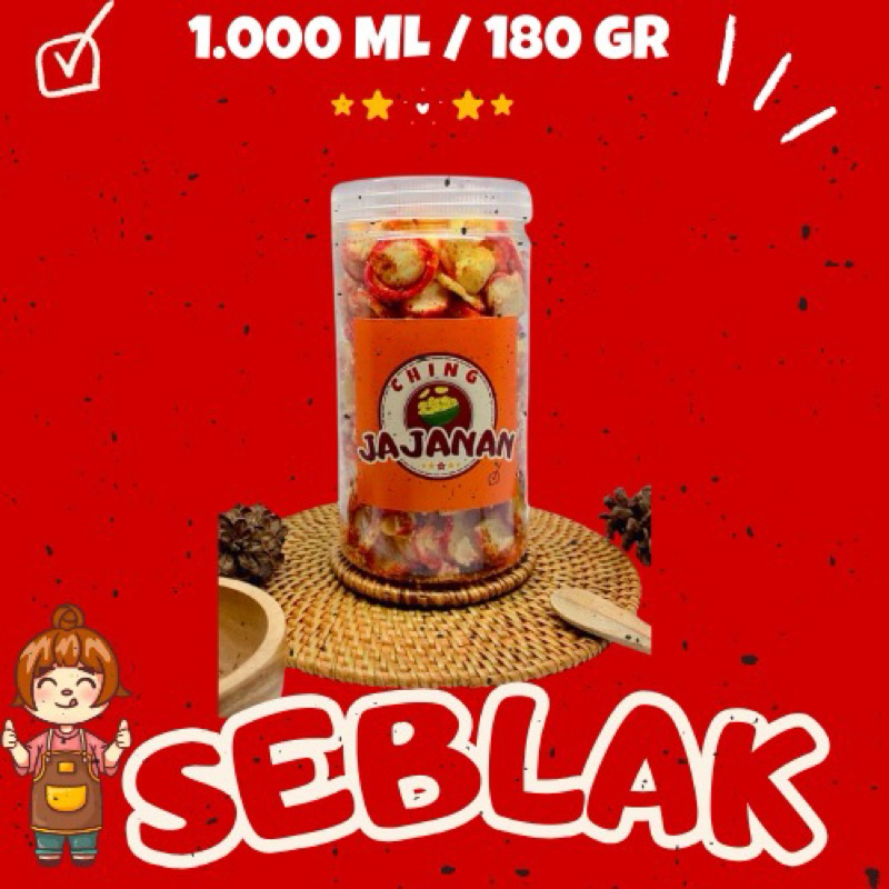 

Toples Camilan 1000ML Krupuk Seblak Kering Pedas Gurih 180GR