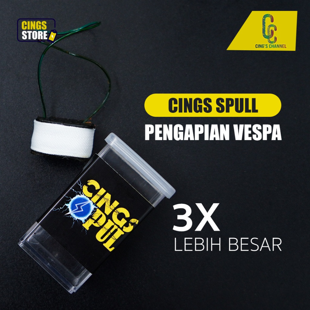Pengapian Vespa Racing (Reset)  Cings Spull (SPULL UNTUK VESPA CDI KAKI 5) SPULL VESPA RACING