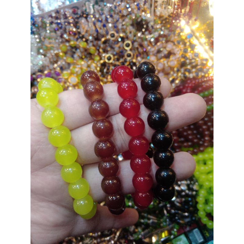 gelang giok/gelang batu warna warni