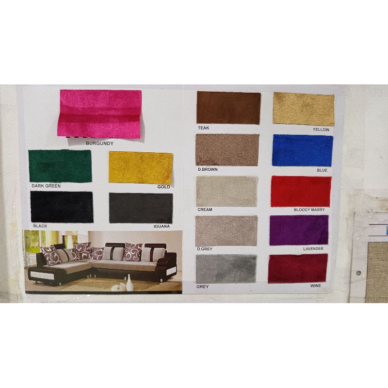 Kain Foxi / Kain Beludru / Kain Sofa / Kain Kilap