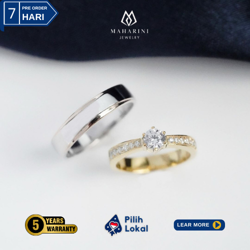 CINCIN NIKAH KAWIN LAMARAN TUNANGAN LAMARAN EMAS PALLADIUM PLATINUM EMAS MH026