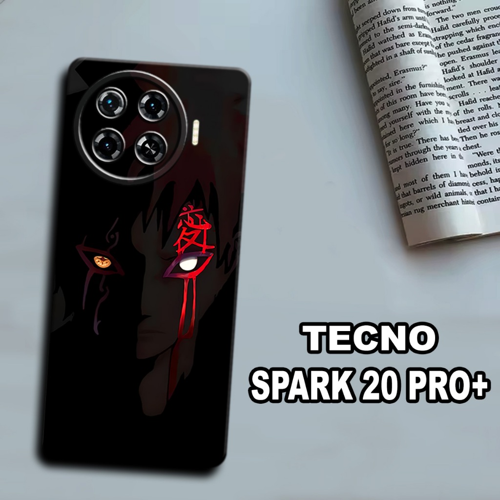CC16/ Softcase karet lentur untuk tecno spark 20 pro plus/Motif karakter anime /case tecno spark 20 