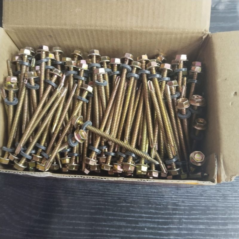 GL baut roofing baja ringan 1270 300 pcs 1 kotak baut roofing baja ringan 1270