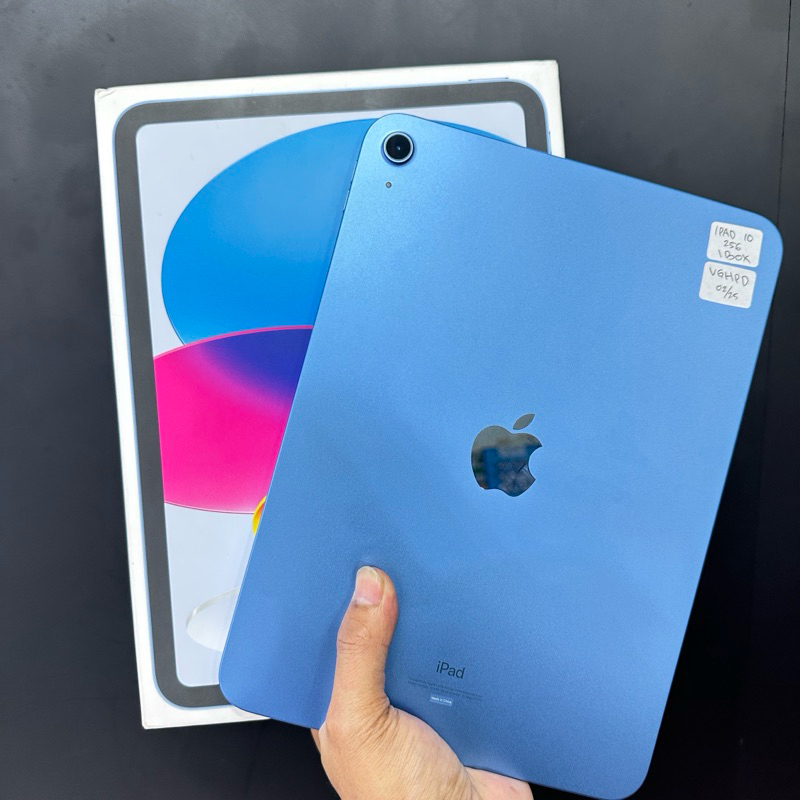 ipad 10 256GB Blue second ibox garansi on fullset