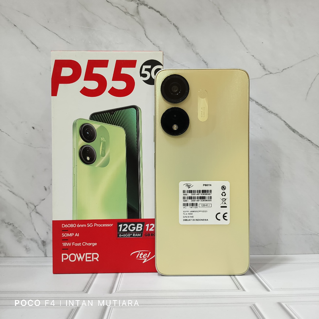 iTel P55 5G Ram 6GB Rom 128GB ( Second )