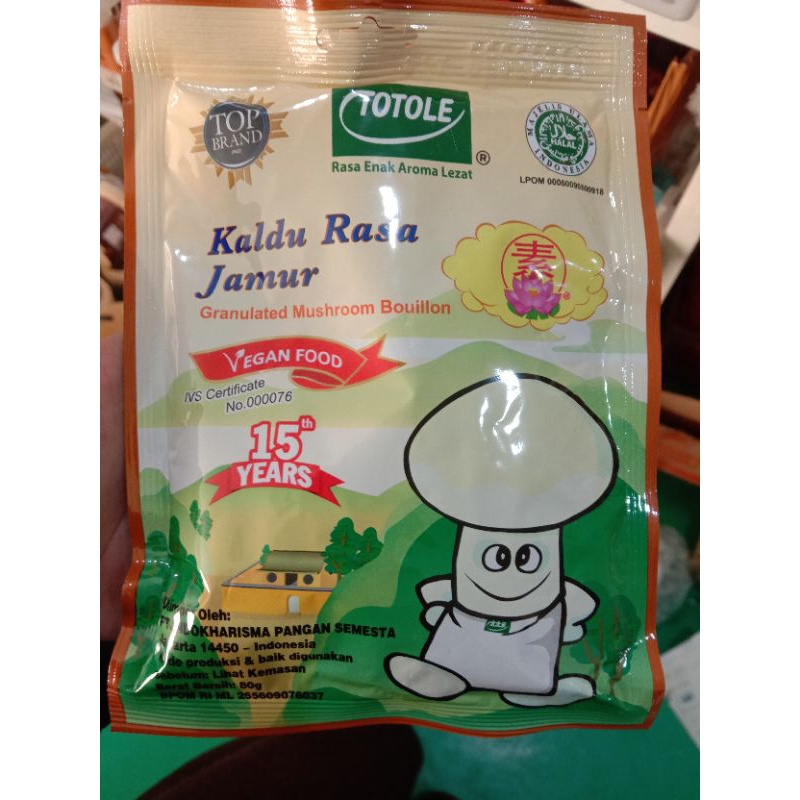 

Totole kaldu jamur 80gr