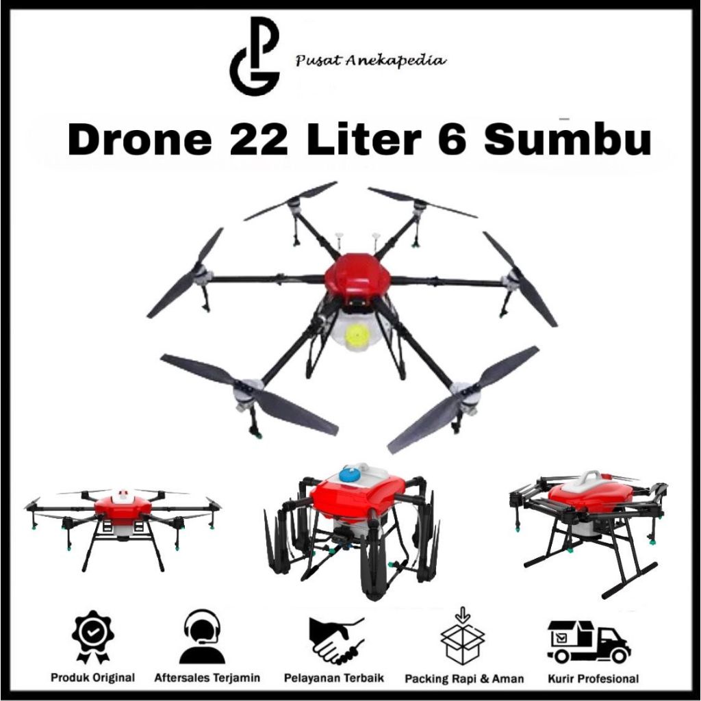 TYI agriculture Drone 22 Liter 6 Axis - Drone Pertanian perkebunan - Drone Sprayer