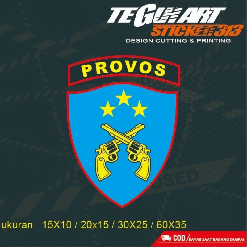 STICKER CUTTING PROVOS PROPAM POLISI