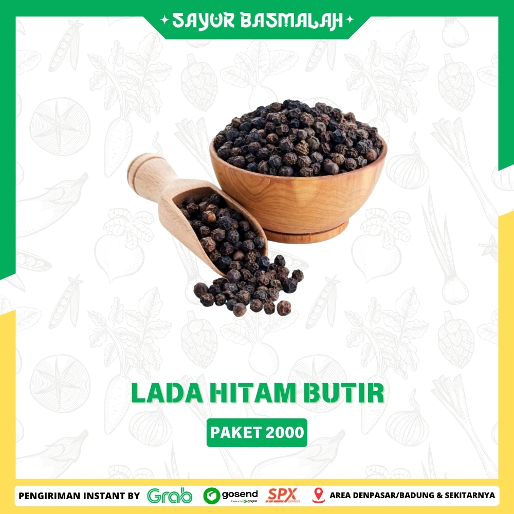 

Lada Hitam Butir Paket 2000 - Sayur Basmalah