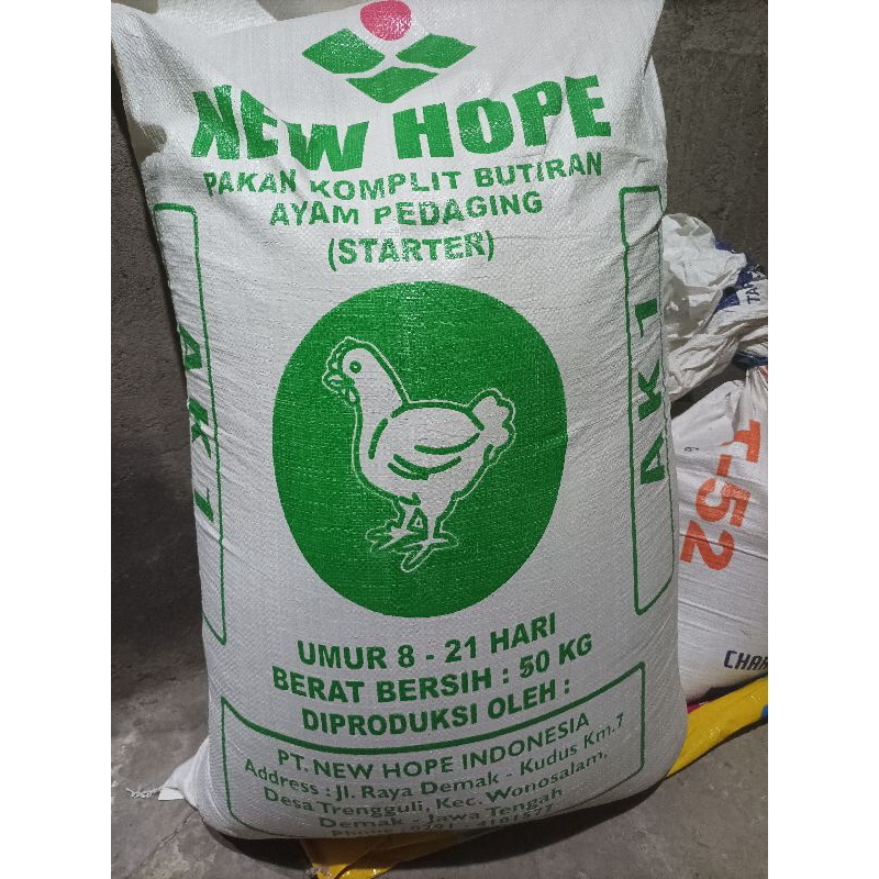 New Hope AK1 pur/pelet pakan ayam pedaging 1kg