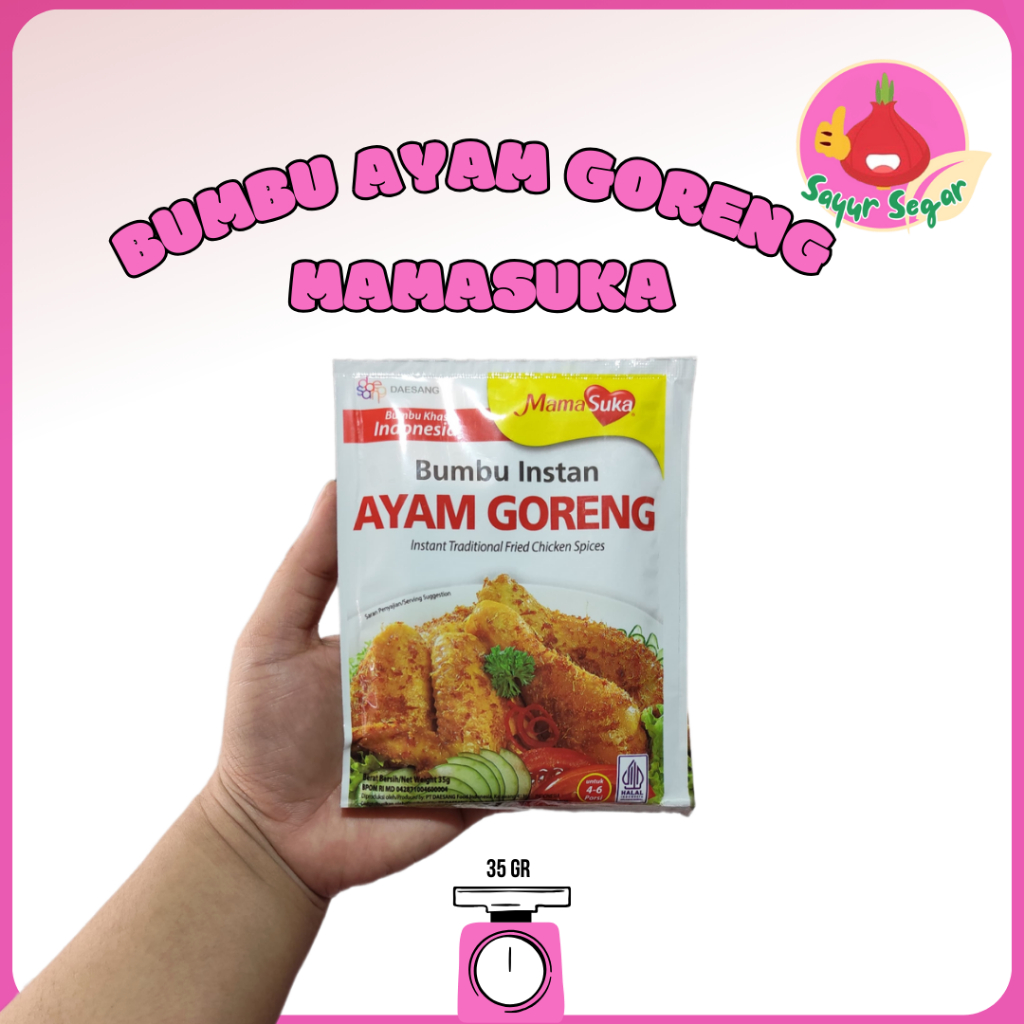 

Sayur Segar - Mamasuka Bumbu Ayam Goreng 35gr / Sice Fried Chicken