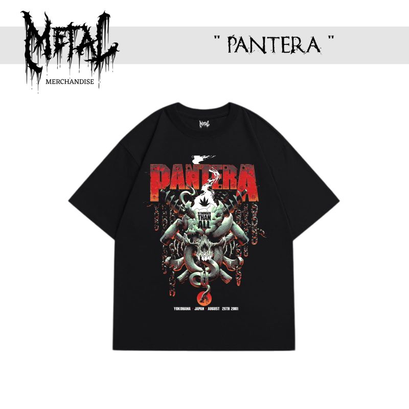 promo kaos Pantera band metal dunia original