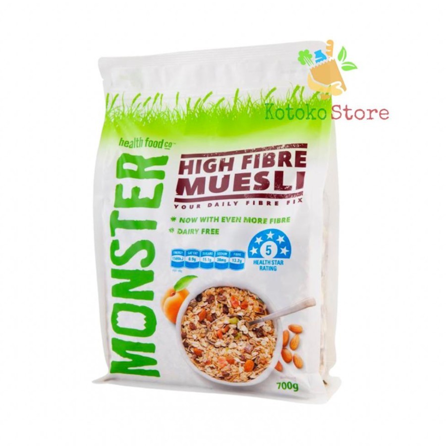 

Monster Muesli High Fibre Muesli / Muesli Monster High Fibre 700gr