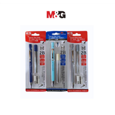 

M&G Set Pensil Mekanik 2.0MM+Refill+Eraser HAMP0653 - Set Pensil Mekanik M&G
